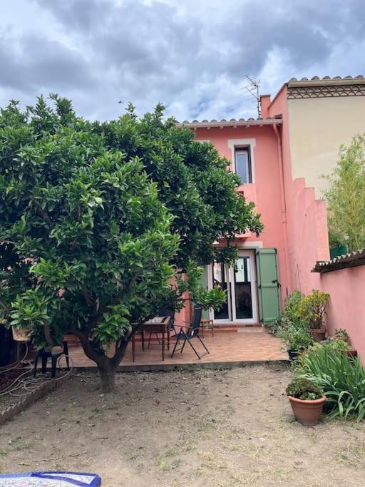 Maison de village vintage avec grand jardin Elne Extérieur photo